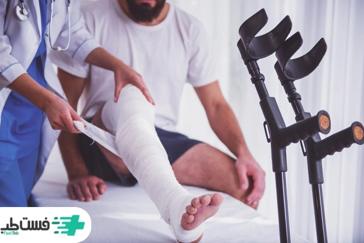 شکستگی زانو چقدر طول می‌کشد