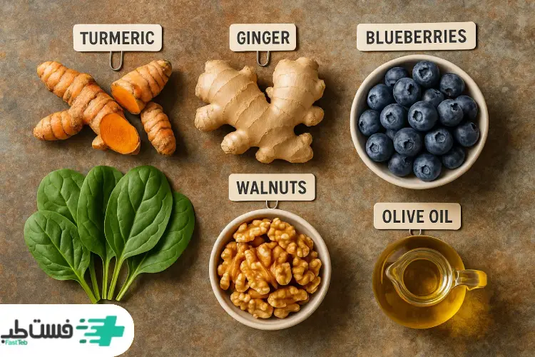 مواد غذایی مفید برای التهاب زانو