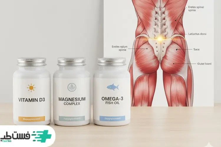 مکمل‌ها و داروهای مفید برای کمردرد