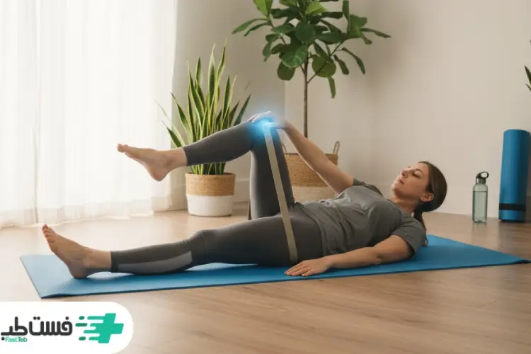 ده تمرین برای بهبود زانو درد