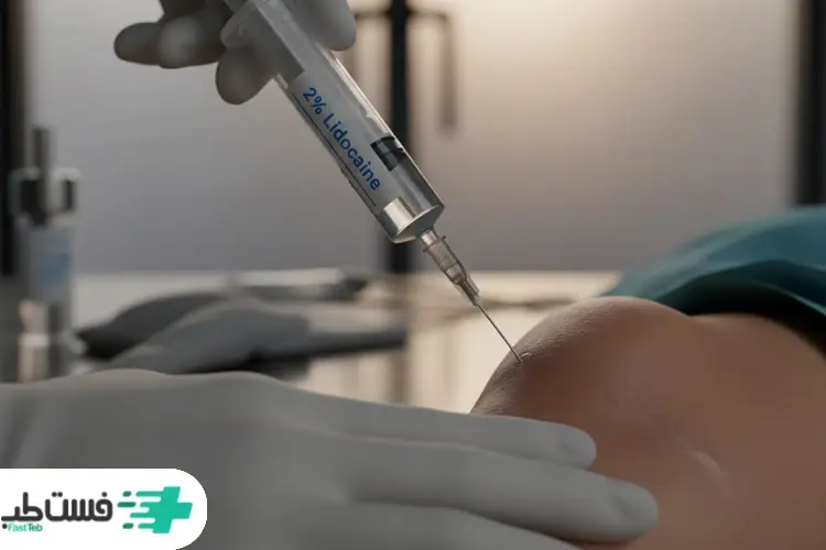 آمپول لیدوکائین برای زانو درد