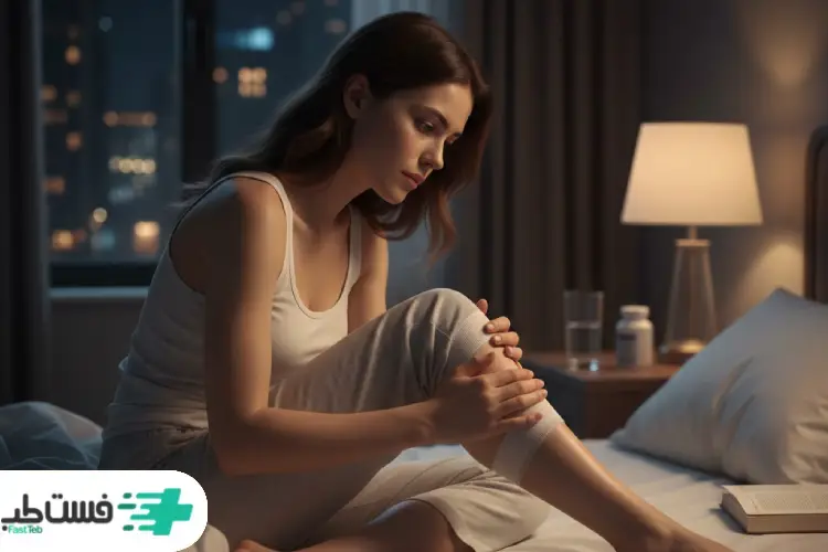 نحوه خوابیدن بعد از عمل مینیسک زانو