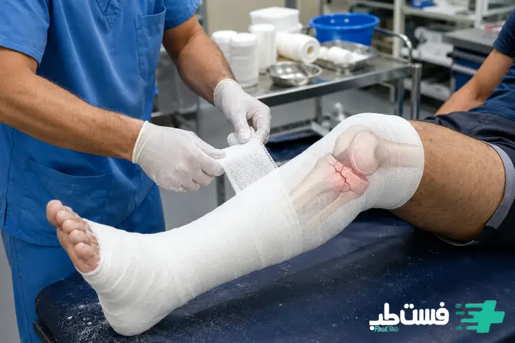 بررسی شکستگی زانو درمانشده با پلاک و پیچ در تصاویر رادیولوژی